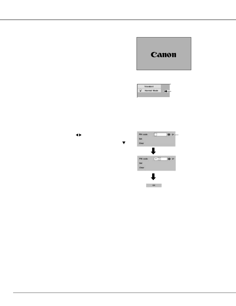 Basic operation, Turning on the projector | Canon LV-X4 User Manual | Page 20 / 64