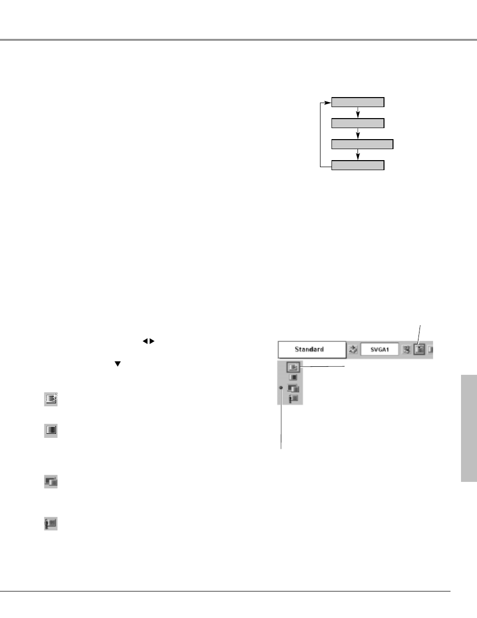 Image level selection | Canon LV-X4 User Manual | Page 31 / 64