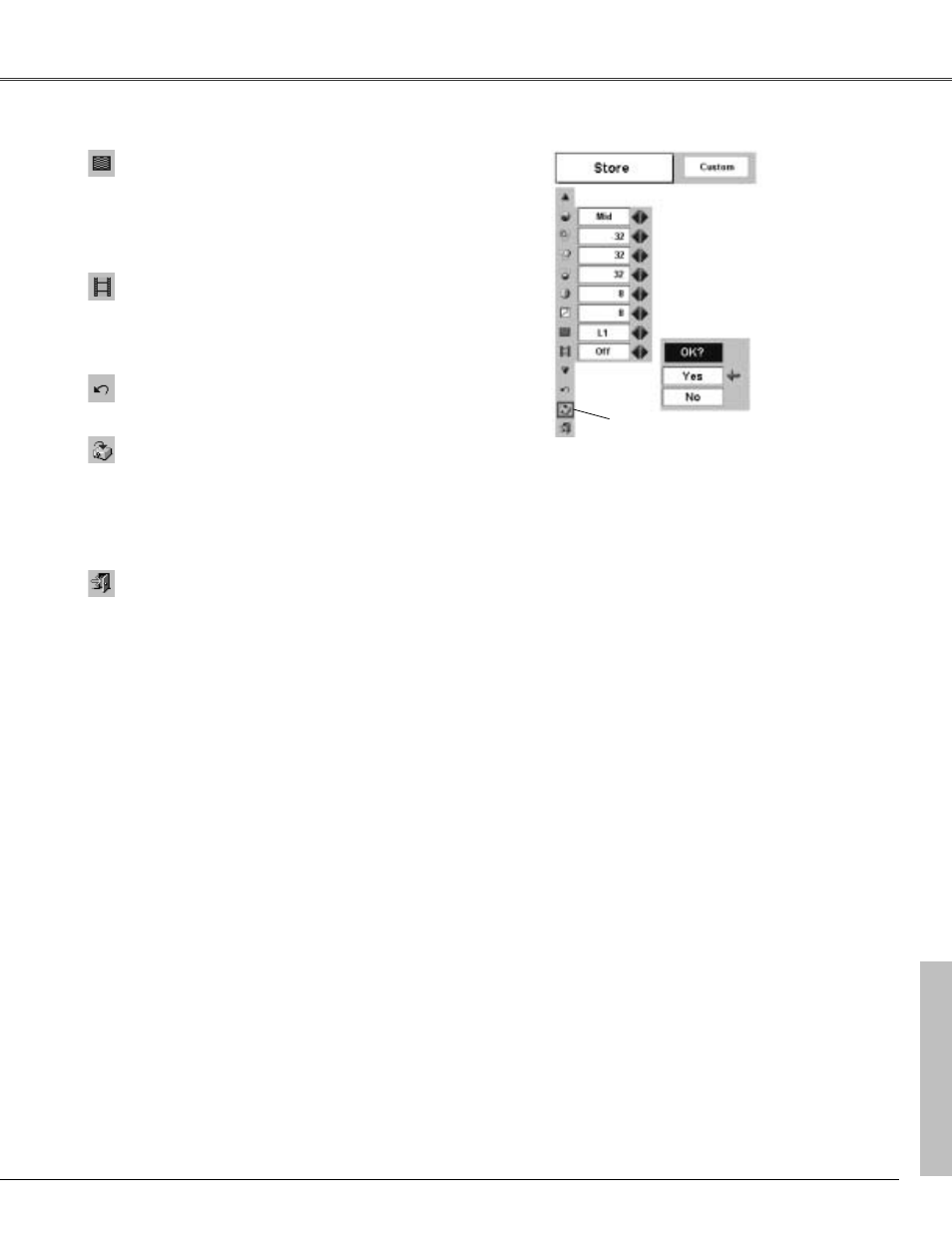 Video input | Canon LV-X4 User Manual | Page 39 / 64