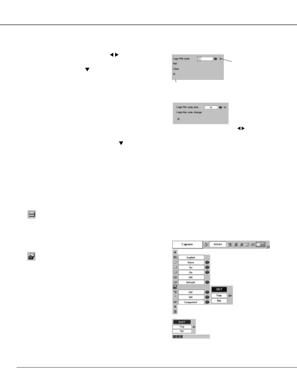 Setting | Canon LV-X4 User Manual | Page 42 / 64