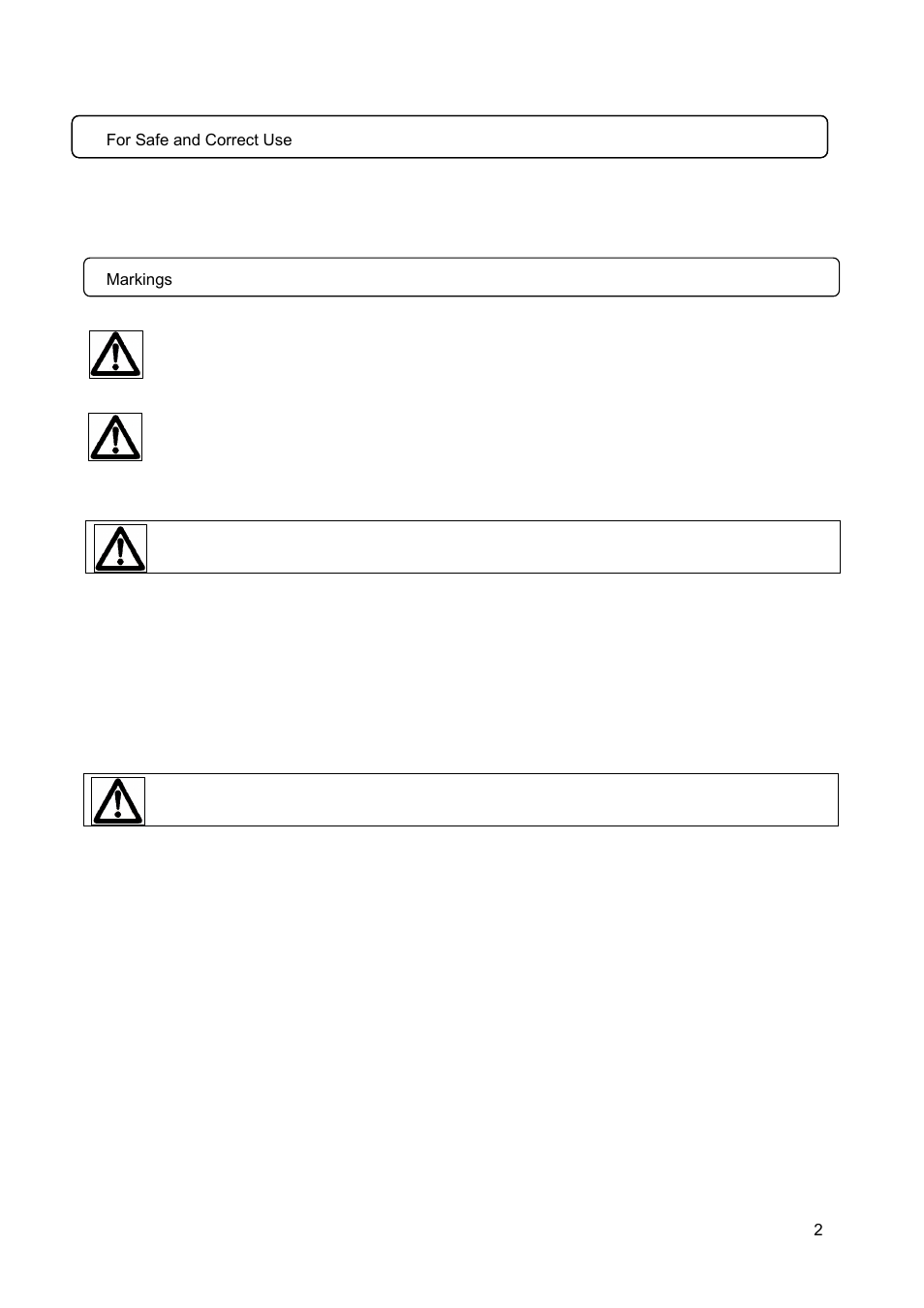 Warning, Caution | Canon GALVANO GC-251 User Manual | Page 2 / 88