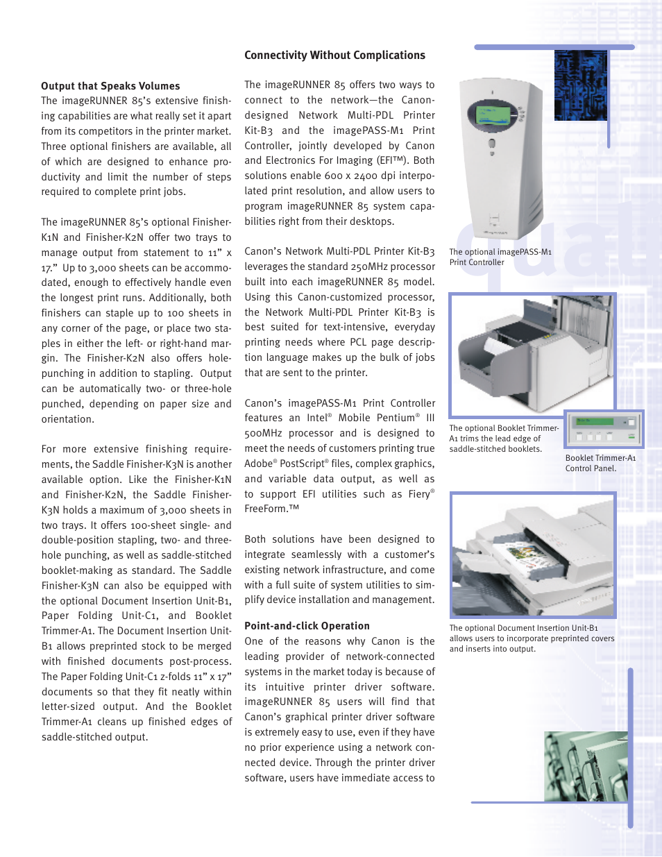 Quali | Canon imageRUNNER 85 User Manual | Page 4 / 6