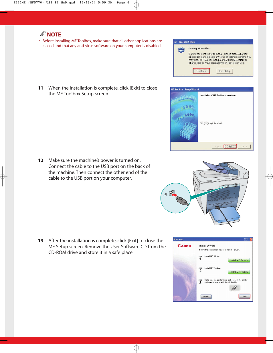 Canon ImageCLASS MF5770 User Manual | Page 4 / 8