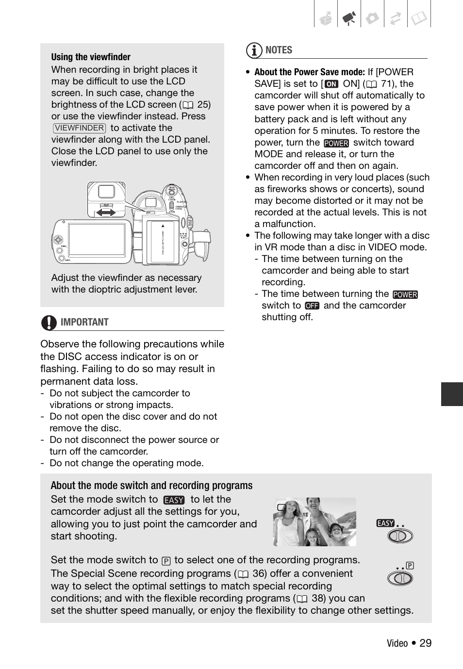 Canon DC420 User Manual | Page 29 / 98