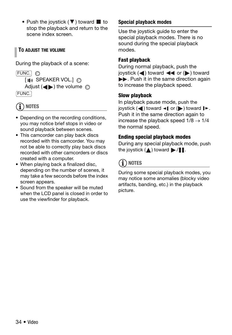 Canon DC420 User Manual | Page 34 / 98