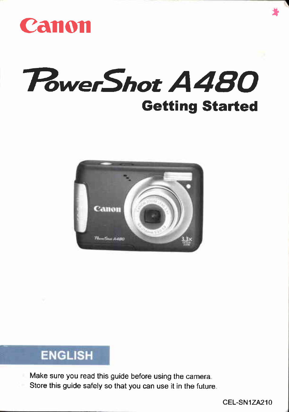 Canon A480 User Manual | 36 pages