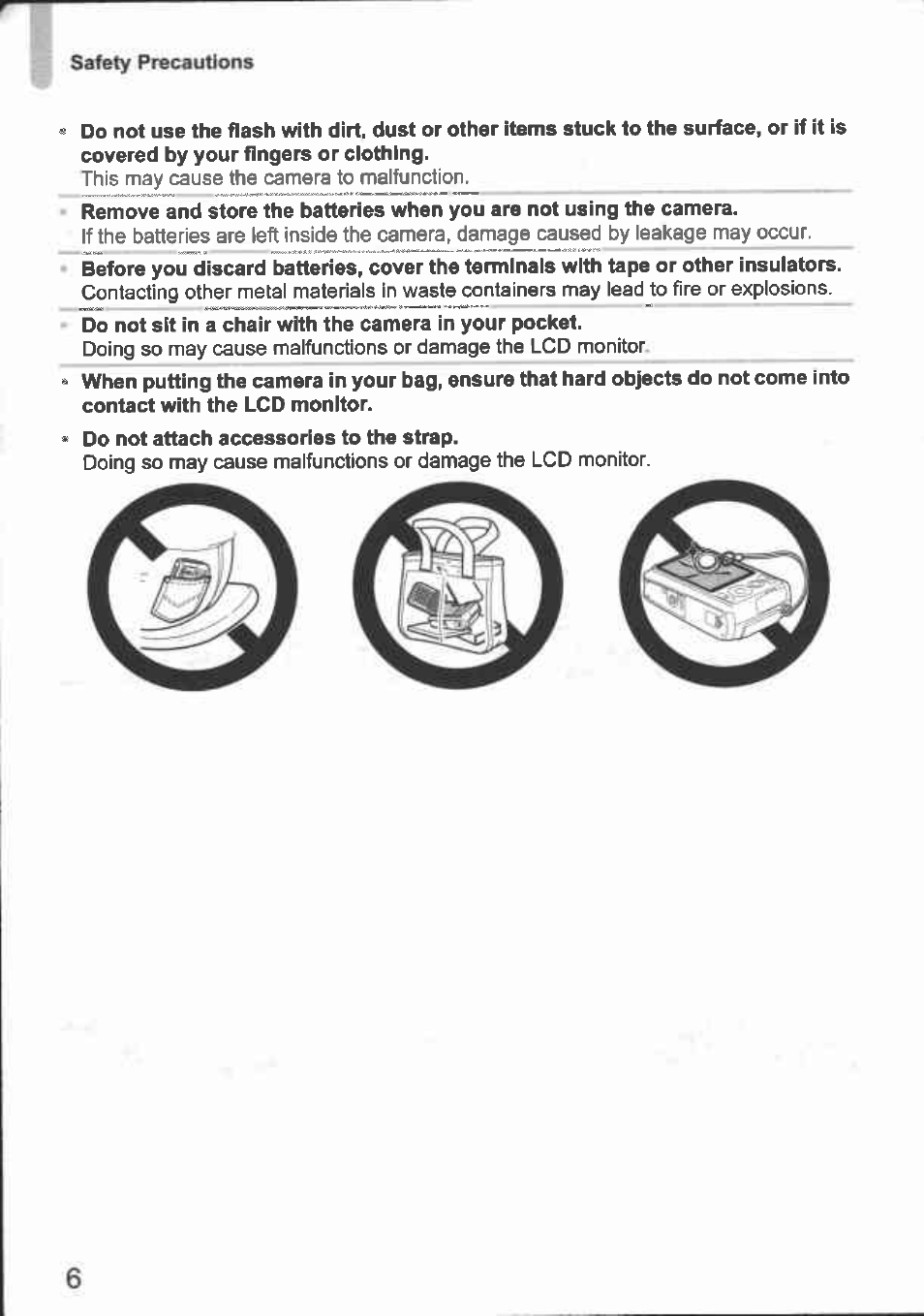 Canon A480 User Manual | Page 6 / 36