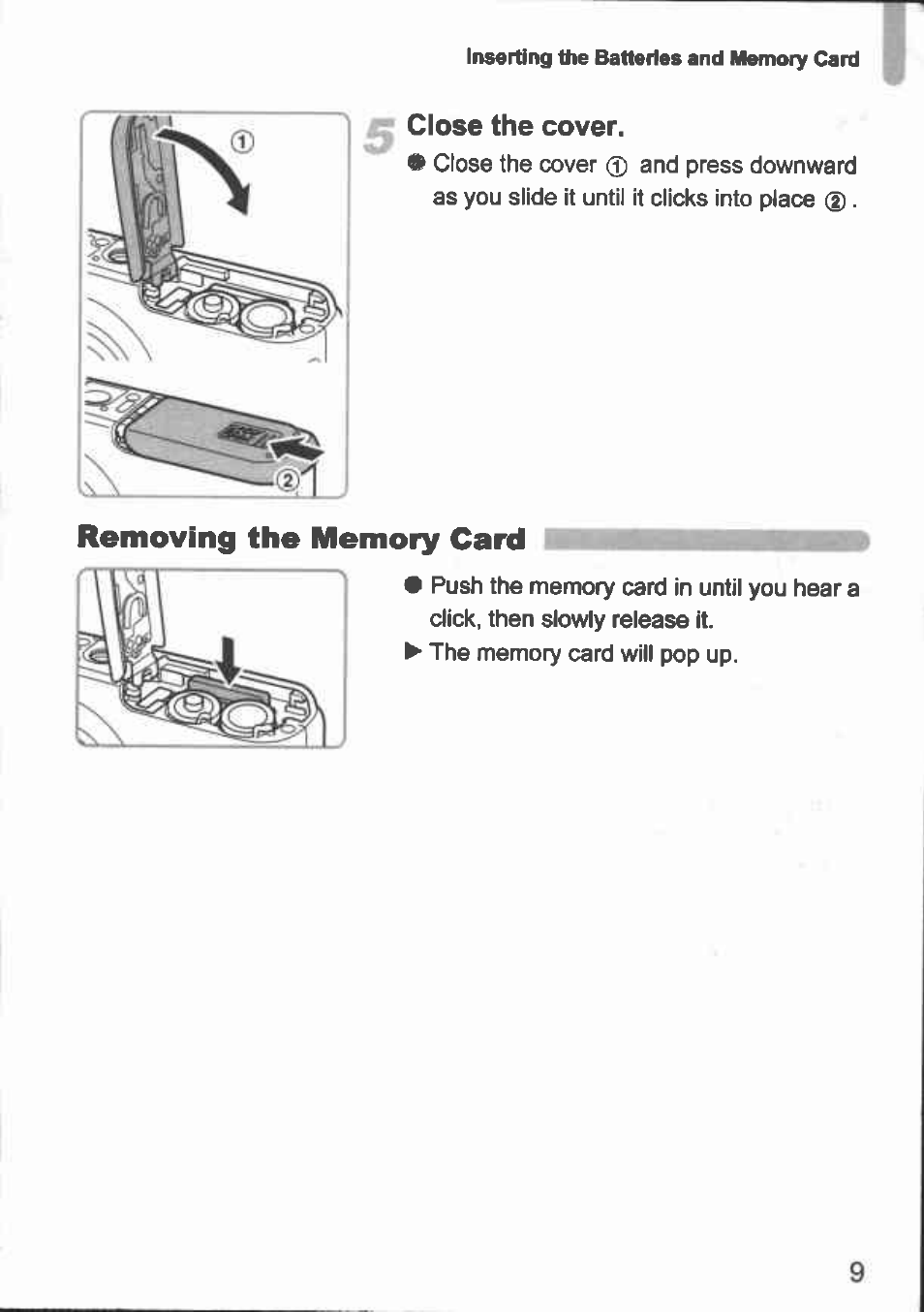 Canon A480 User Manual | Page 9 / 36