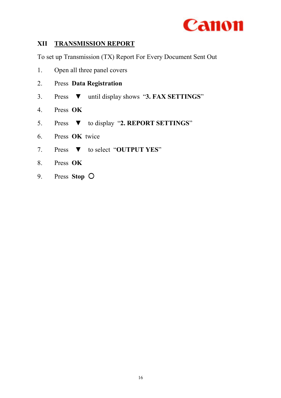 Canon L2000 User Manual | Page 17 / 19