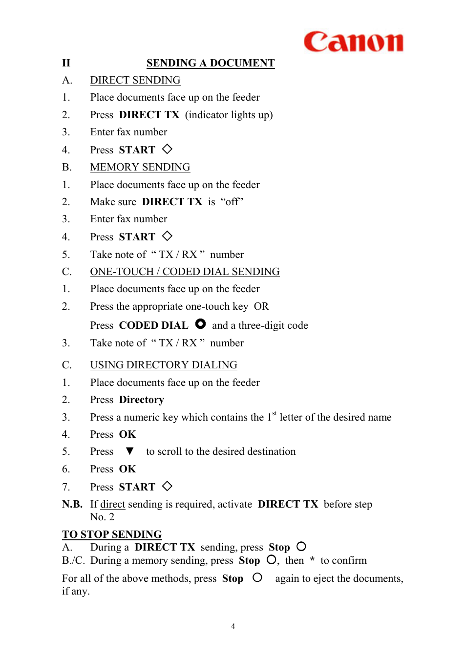 Canon L2000 User Manual | Page 5 / 19