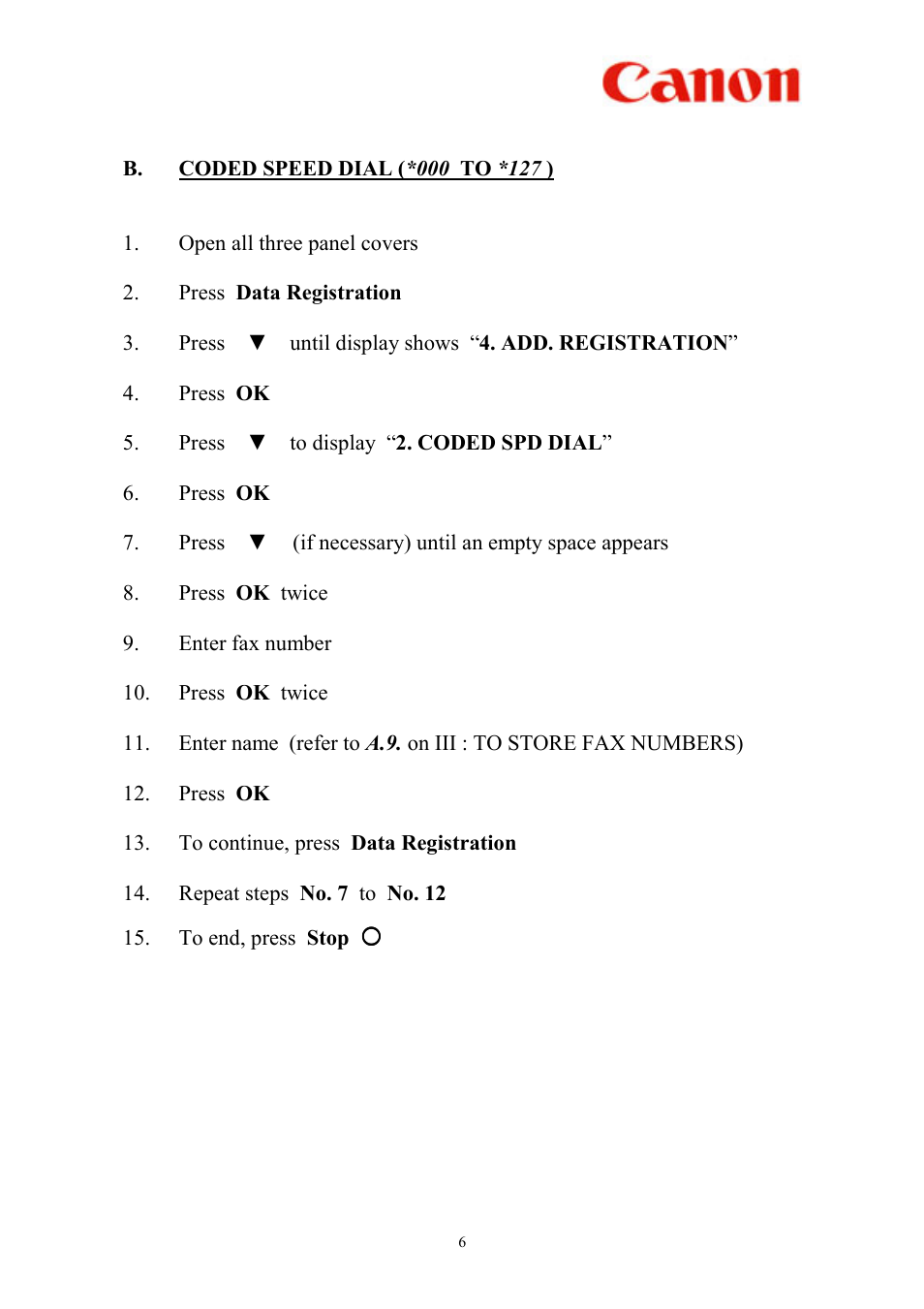 Canon L2000 User Manual | Page 7 / 19