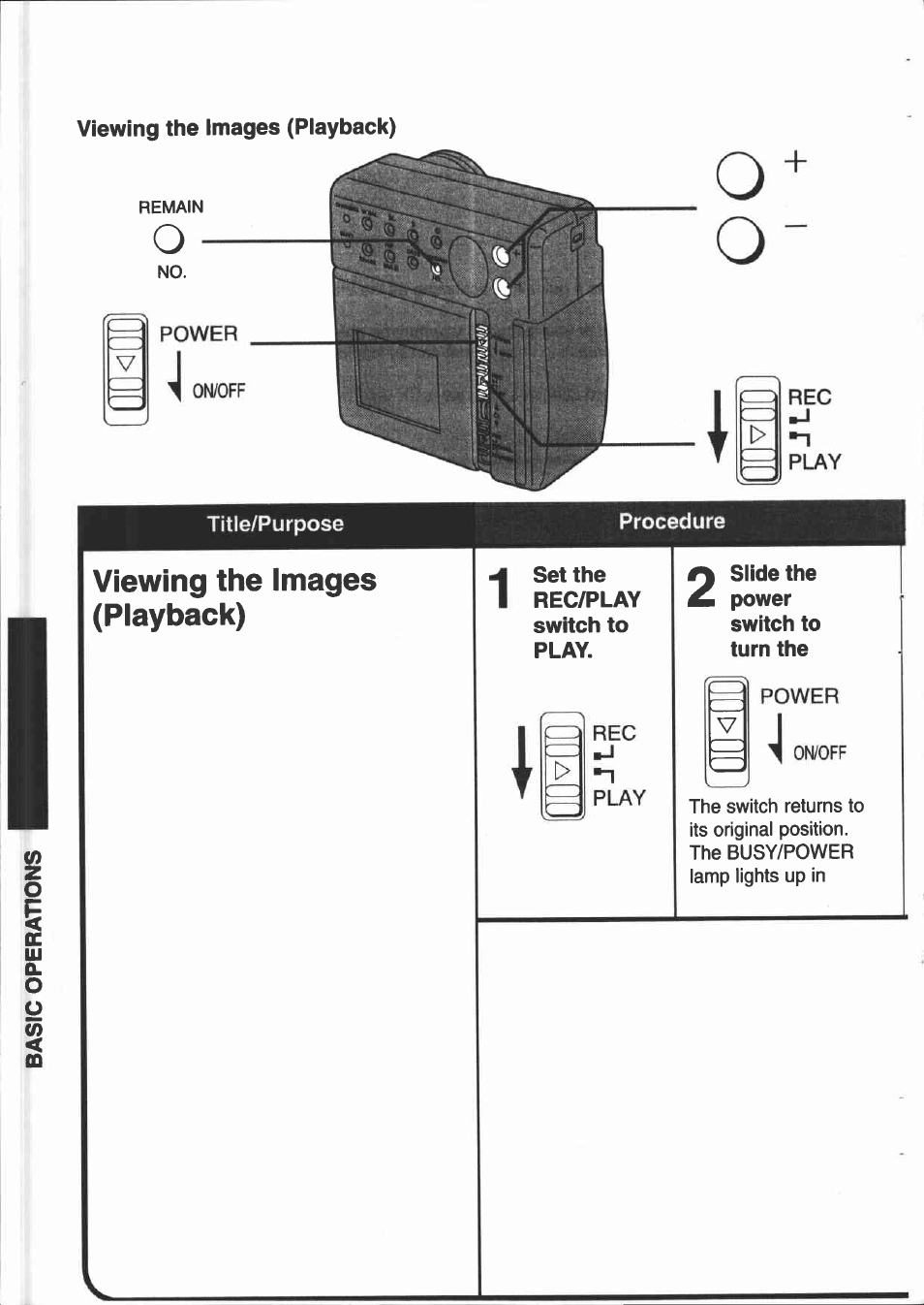 Viewing the images (playback) | Canon PowerShot 350 User Manual | Page 26 / 52