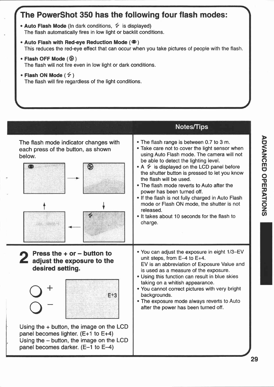 Canon PowerShot 350 User Manual | Page 29 / 52