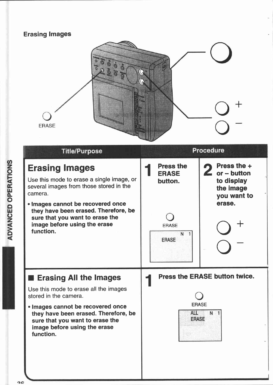Canon PowerShot 350 User Manual | Page 36 / 52