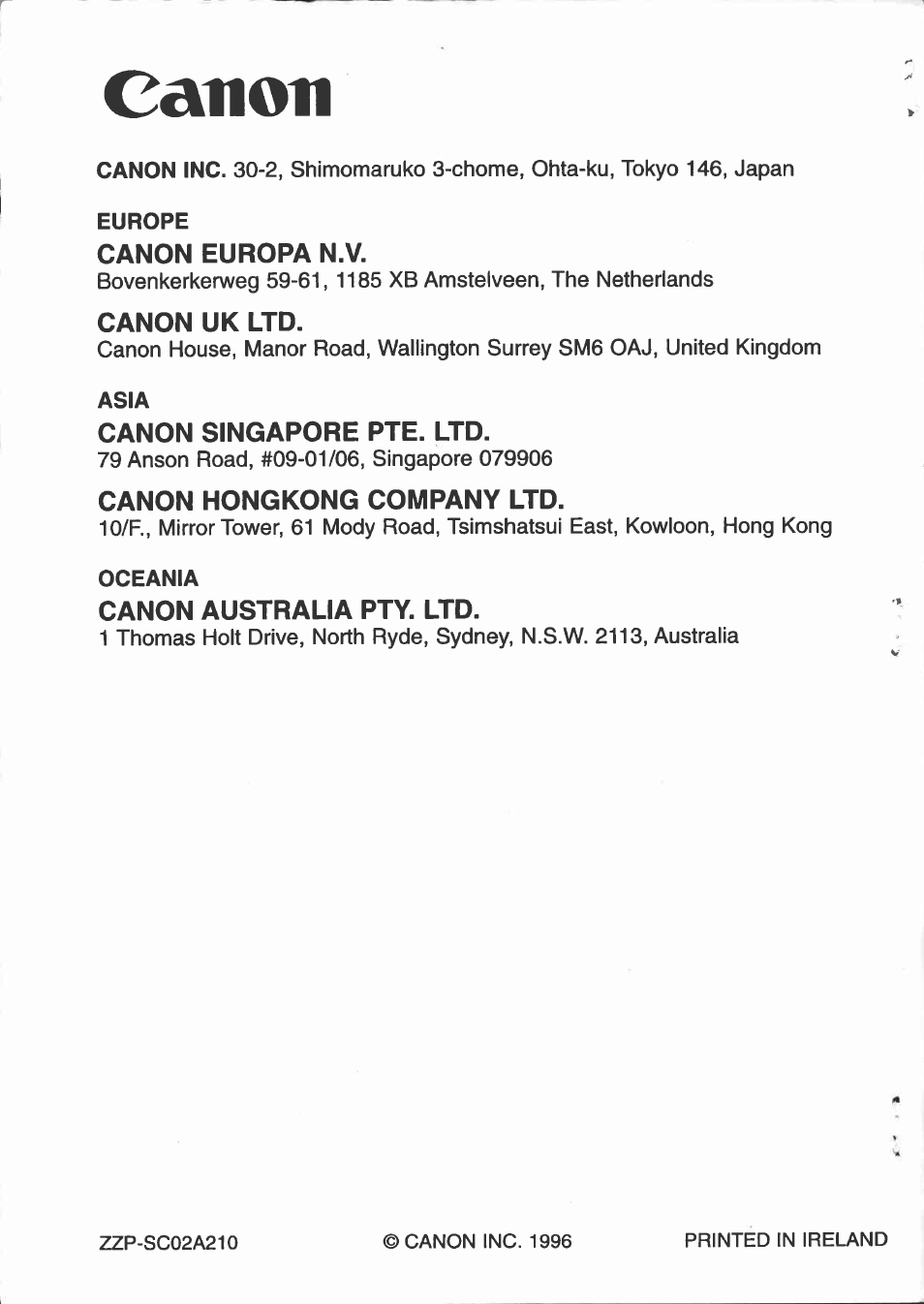 Canon PowerShot 350 User Manual | Page 49 / 52