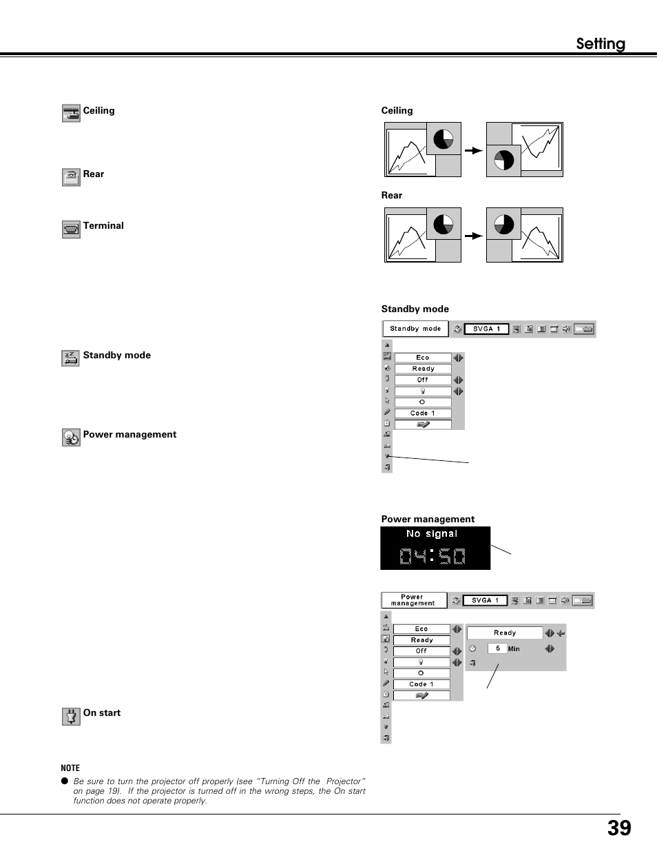 Setting | Canon LV-7215 User Manual | Page 39 / 56