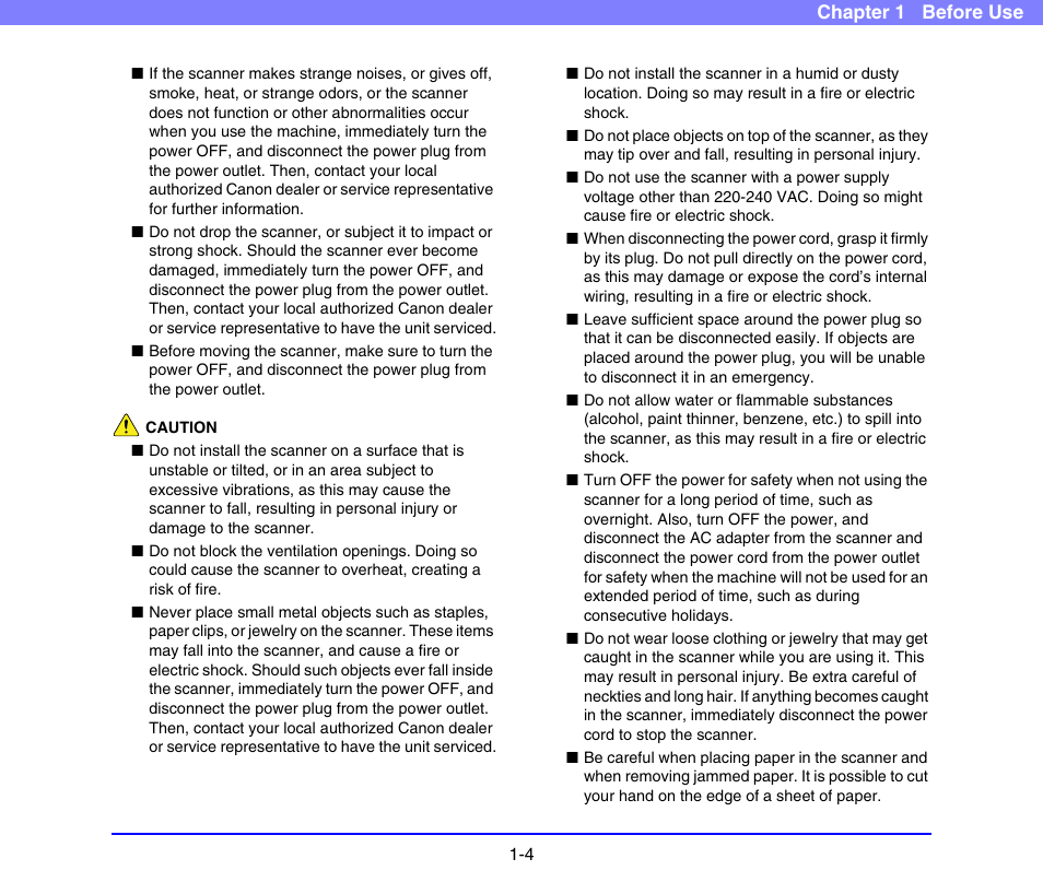 Canon SCANFRONT 220 User Manual | Page 13 / 156