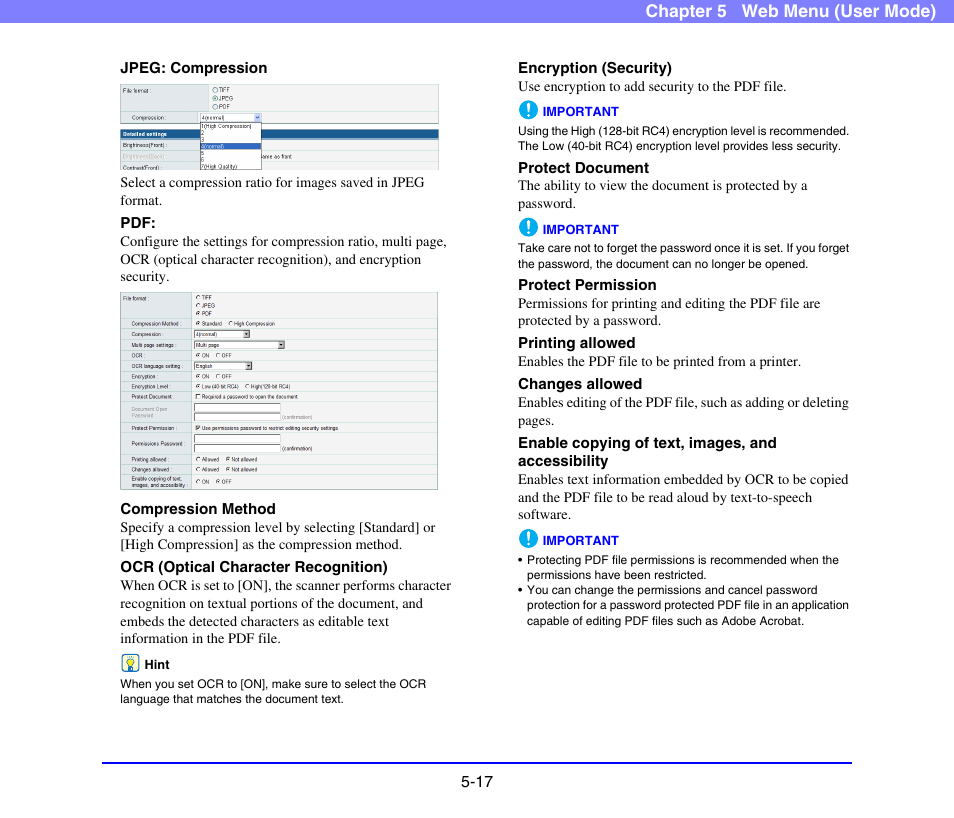 Canon SCANFRONT 220 User Manual | Page 95 / 156