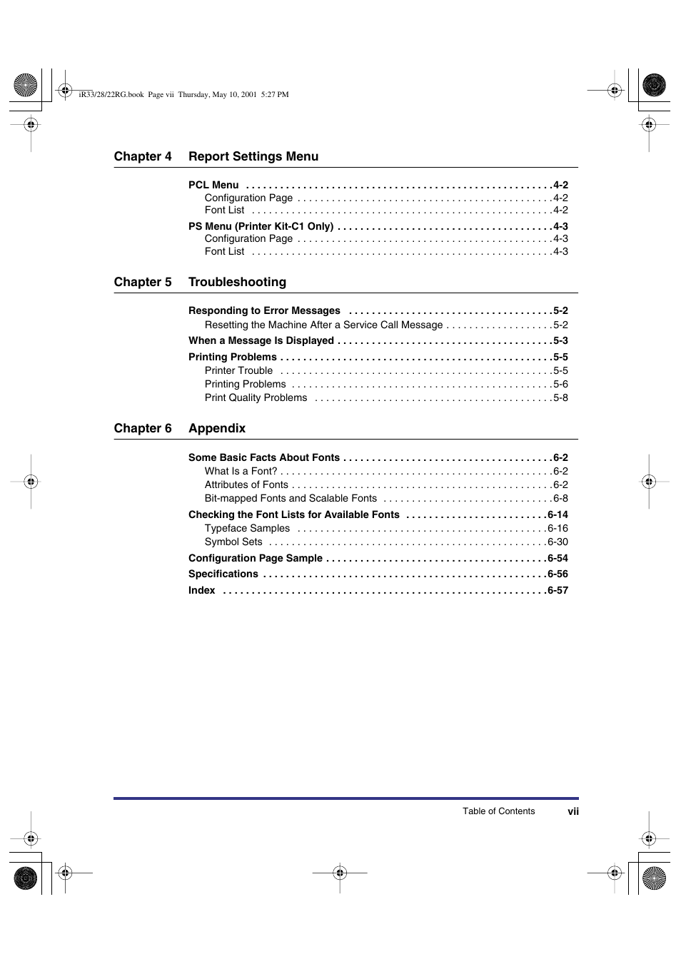 Canon IR3300 User Manual | Page 9 / 129