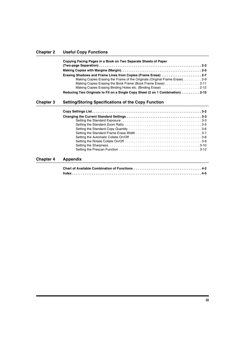 Canon IR1600 User Manual | Page 5 / 70