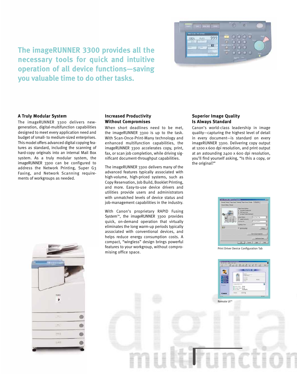 Canon 3300 User Manual | Page 3 / 8