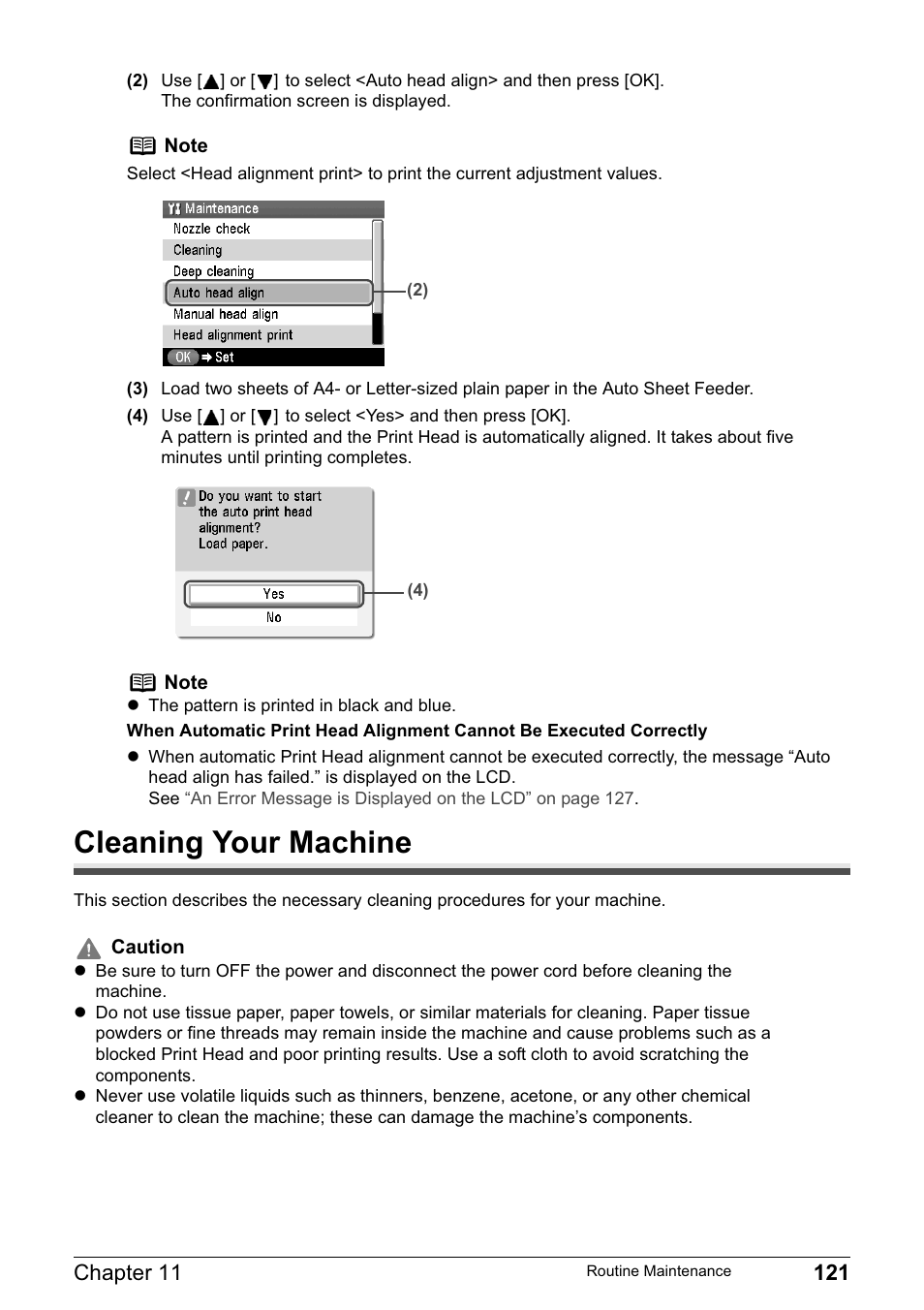 Cleaning your machine | Canon MP800R User Manual | Page 123 / 188