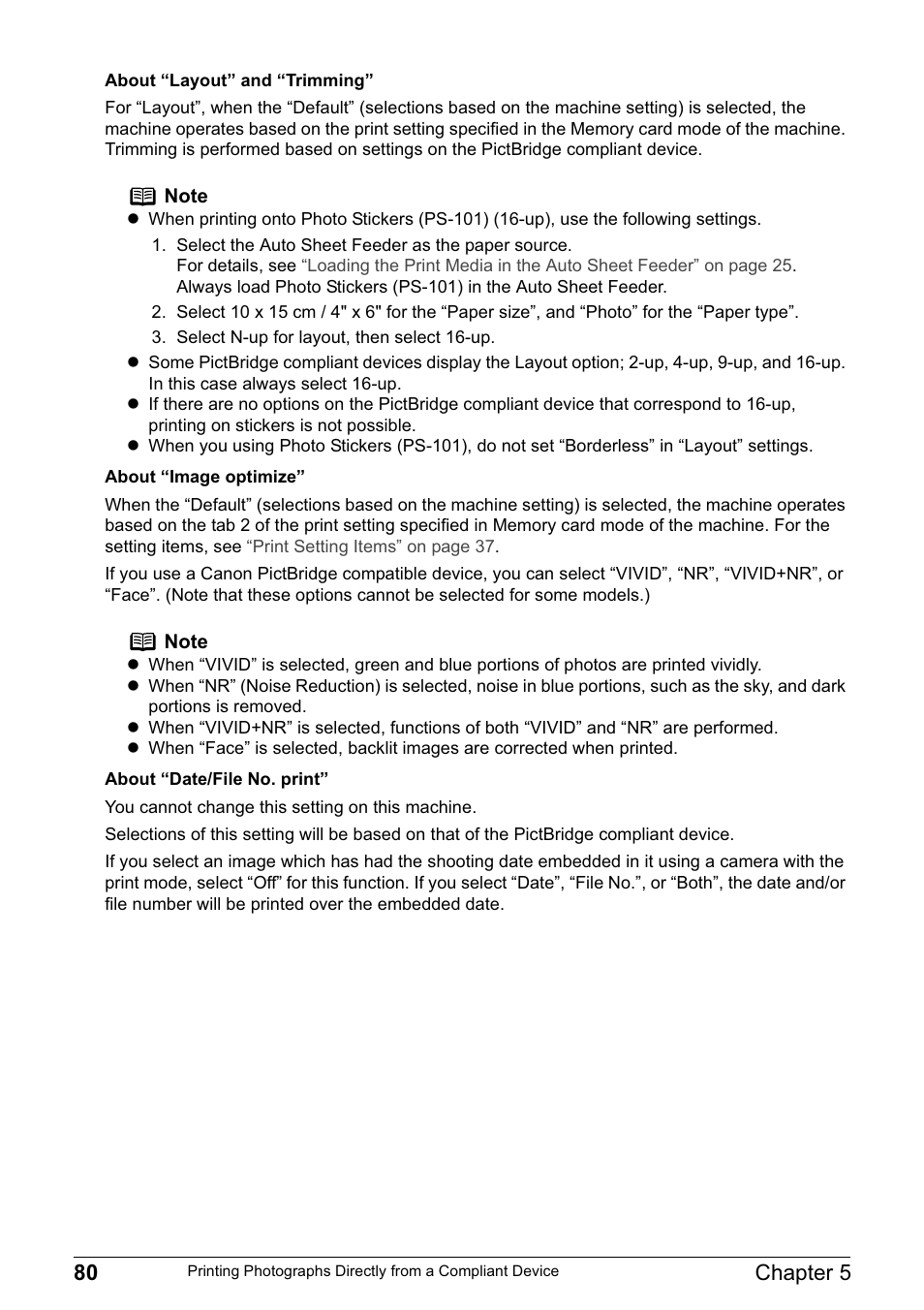 80 chapter 5 | Canon MP800R User Manual | Page 82 / 188