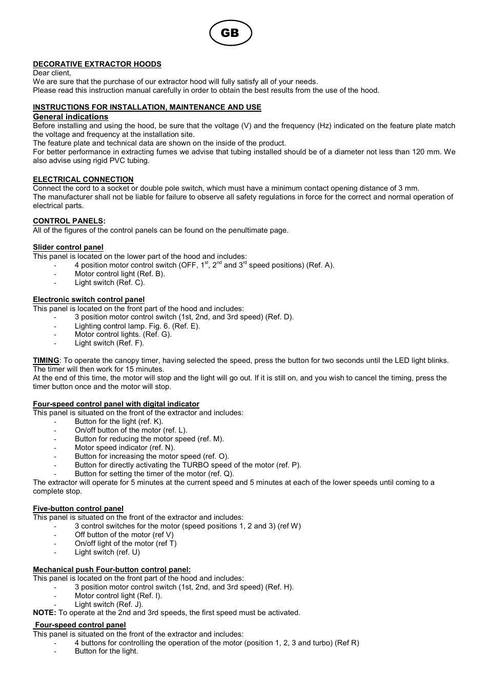 Cata ISLA SYGMA 1200 User Manual | Page 12 / 40