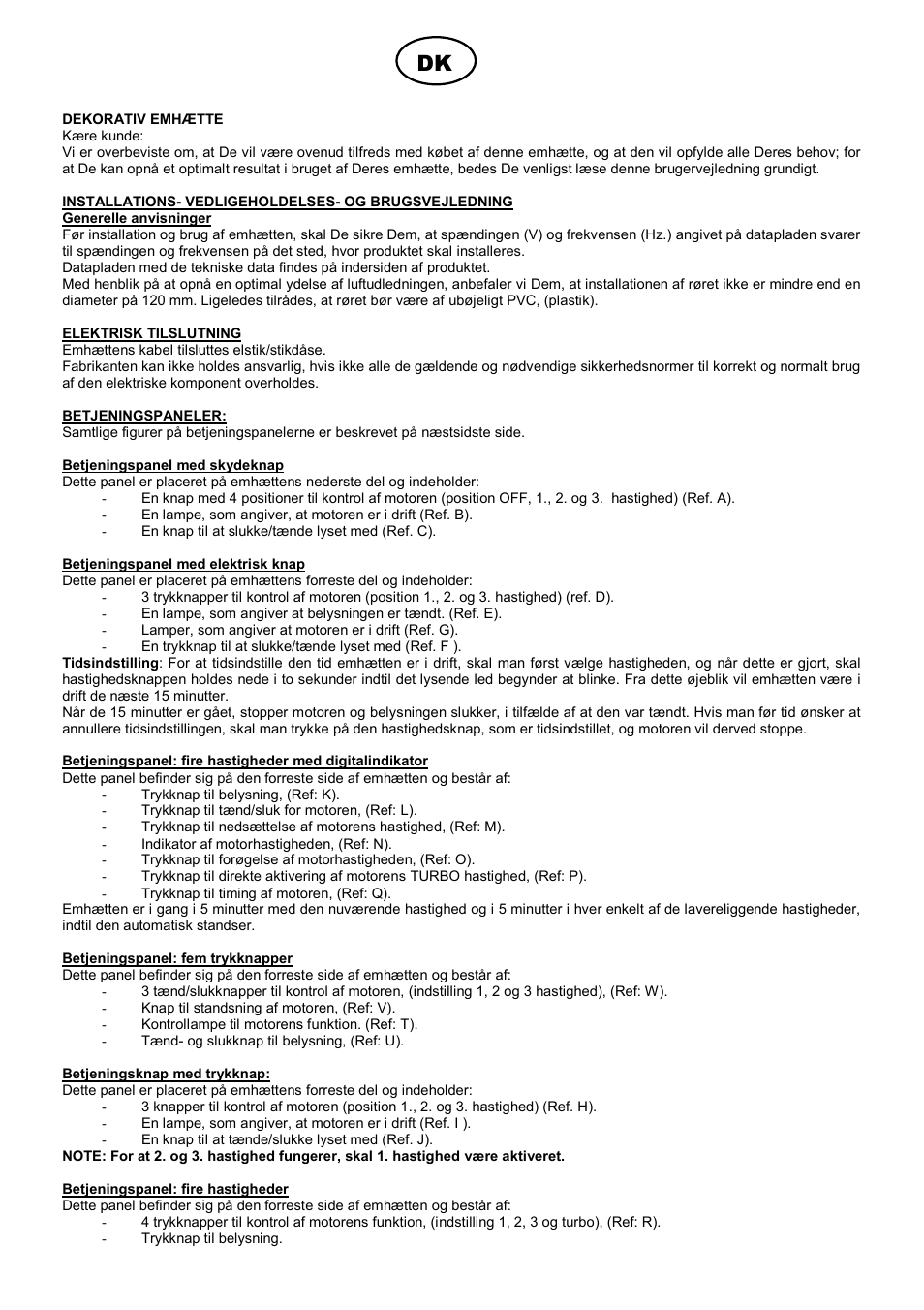 Cata ISLA SYGMA 1200 User Manual | Page 20 / 40