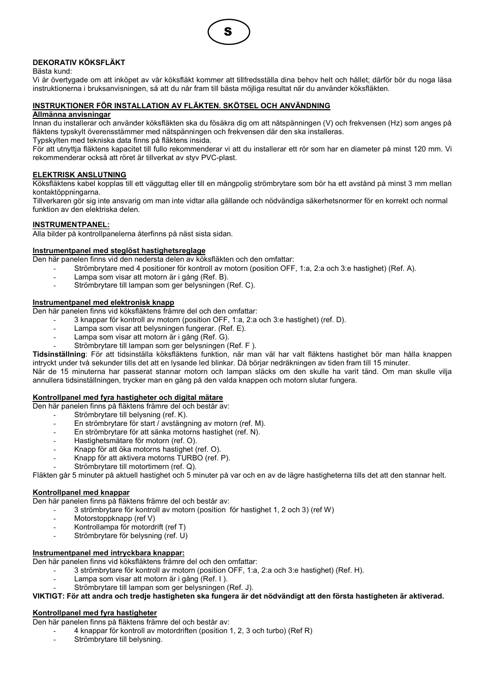 Cata ISLA SYGMA 1200 User Manual | Page 24 / 40