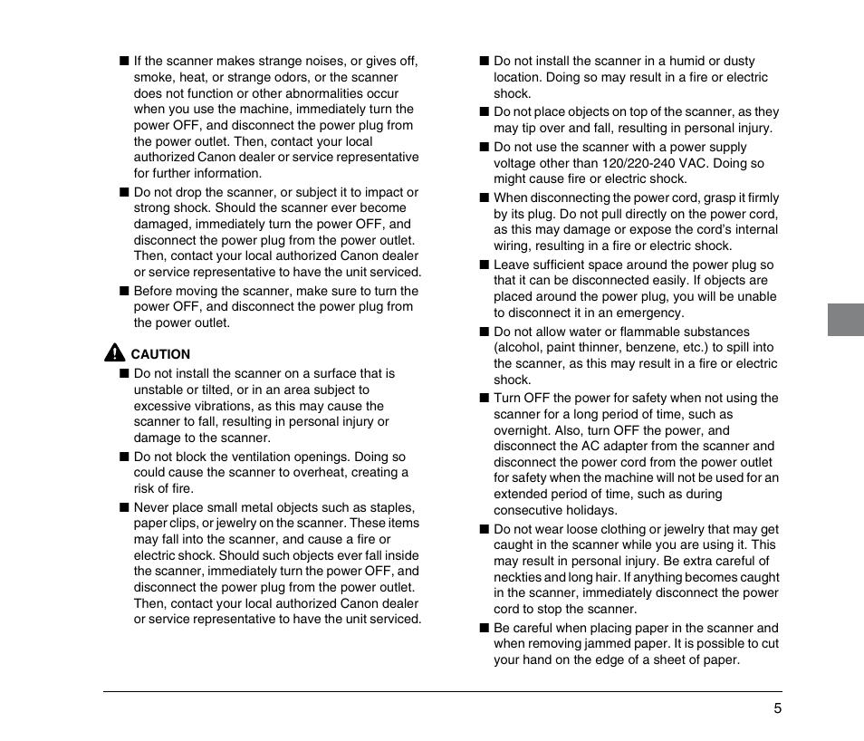 Canon SCANFRONT 300 User Manual | Page 11 / 28