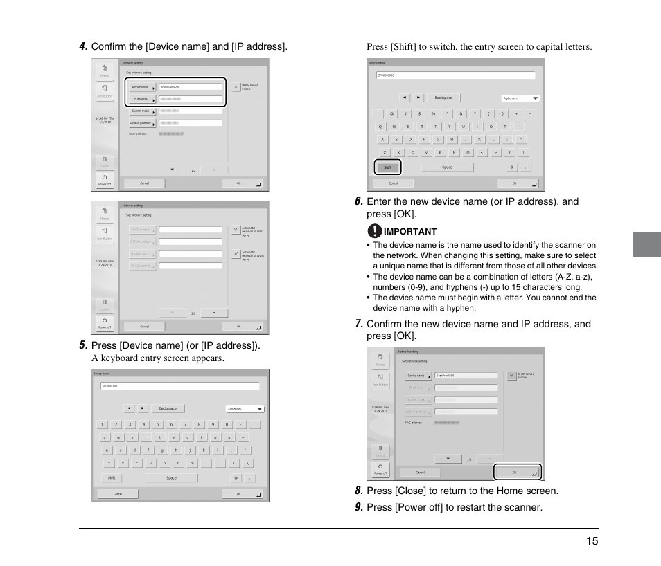 Canon SCANFRONT 300 User Manual | Page 21 / 28