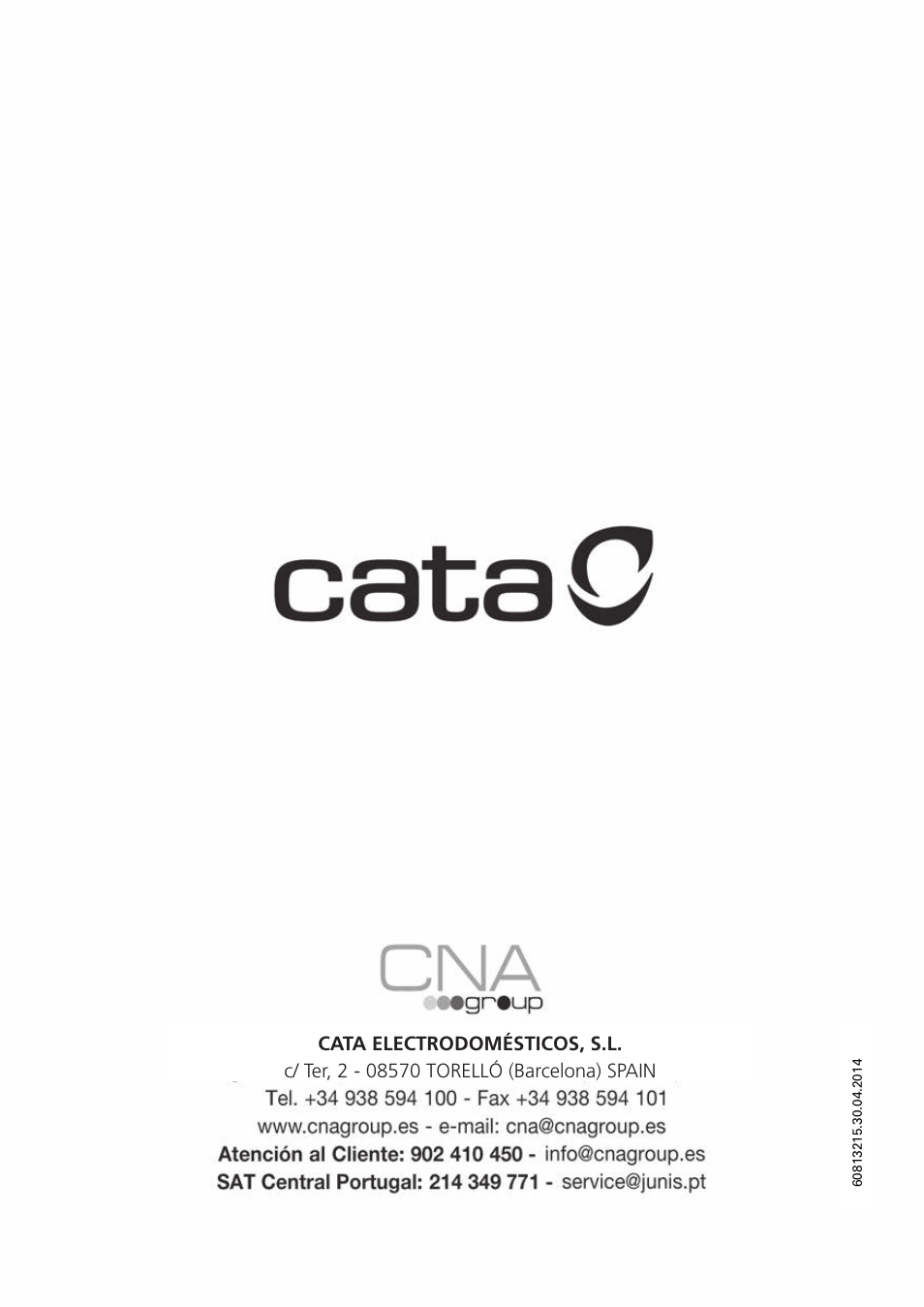 Cata GIGA 600 BK User Manual | Page 40 / 40