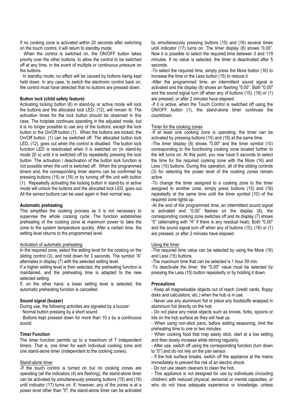 Cata GIGA 600 BK User Manual | Page 9 / 40