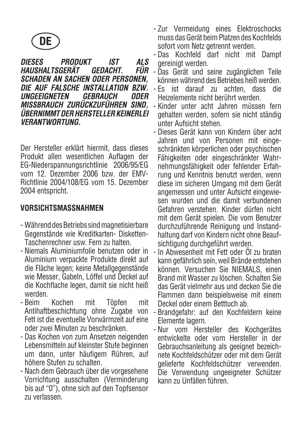 Cata ISB 704 BK User Manual | Page 8 / 88