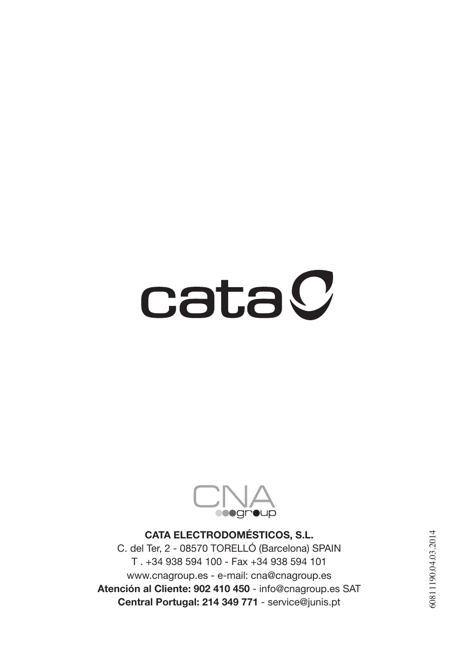 Cata ISB 704 BK User Manual | Page 88 / 88