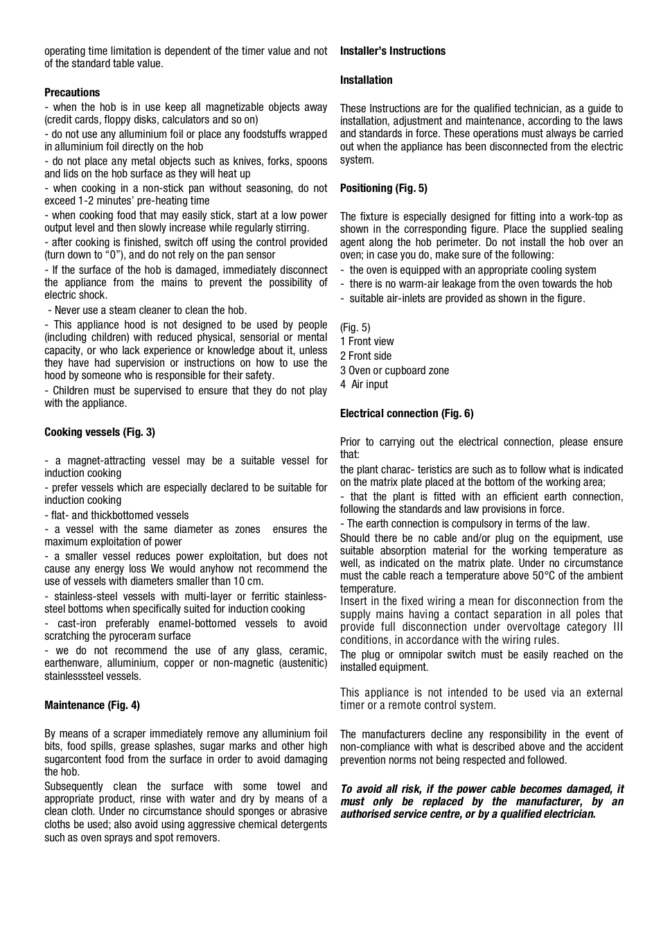 Cata SB 603 WH User Manual | Page 10 / 44