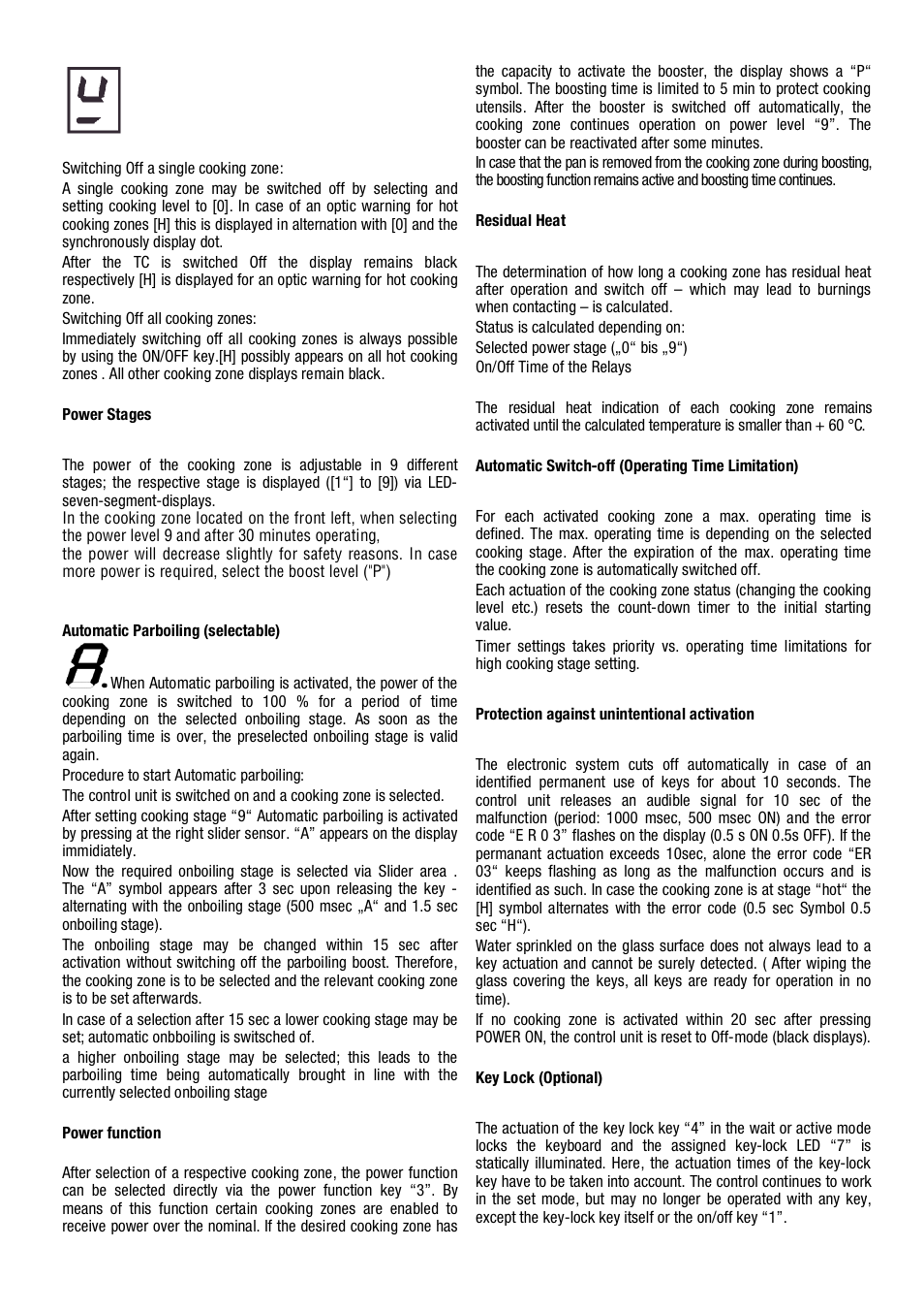 Cata SB 603 WH User Manual | Page 8 / 44