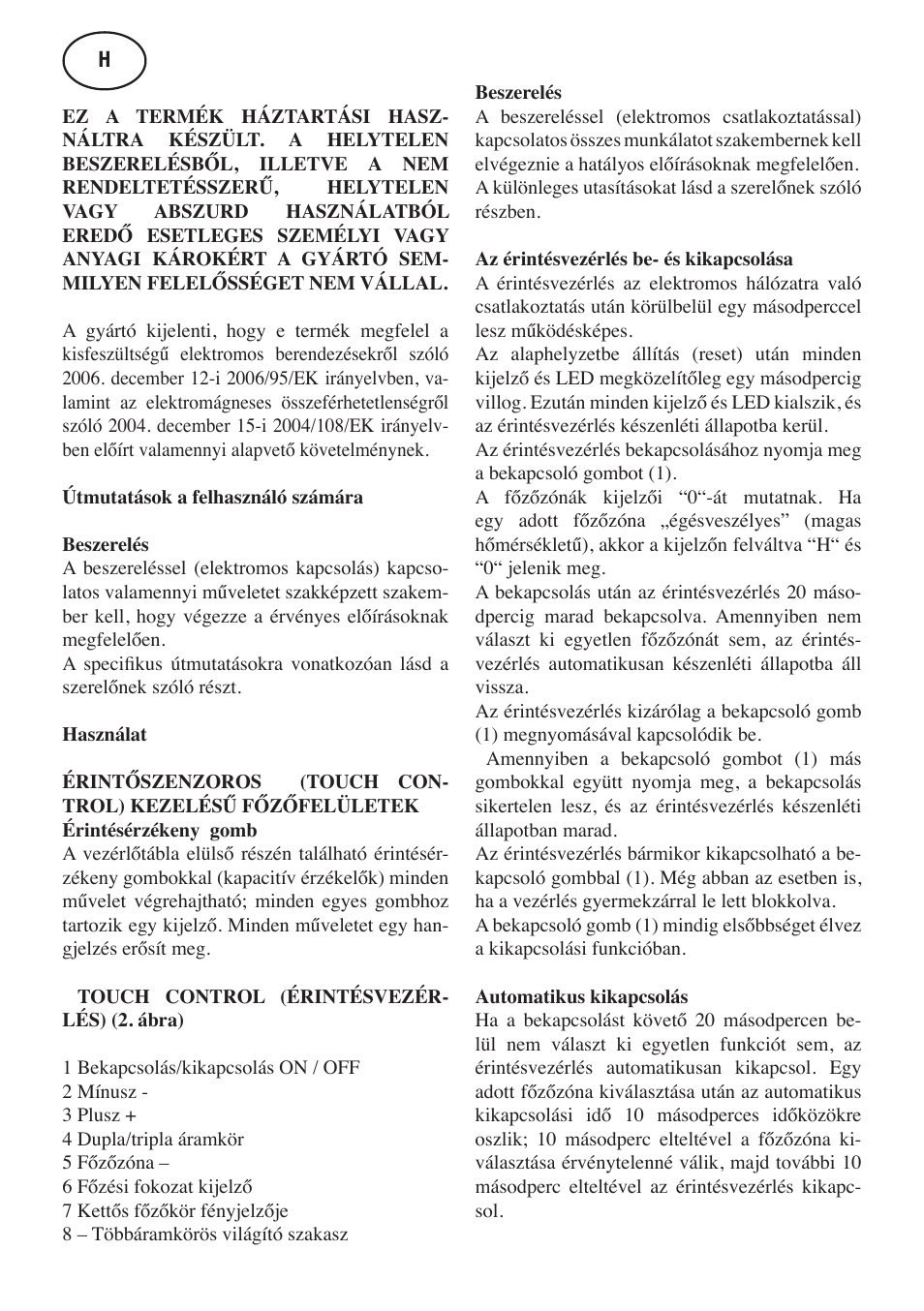 Cata TT 603 User Manual | Page 58 / 70