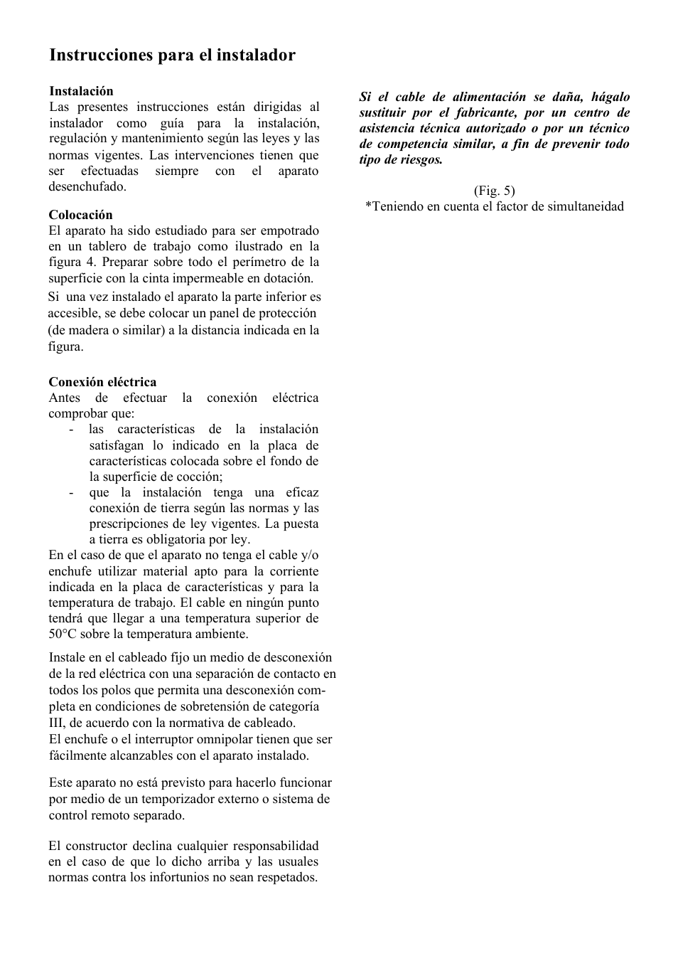 Esp02.ai, Instrucciones para el instalador | Cata 604 HVI User Manual | Page 4 / 40