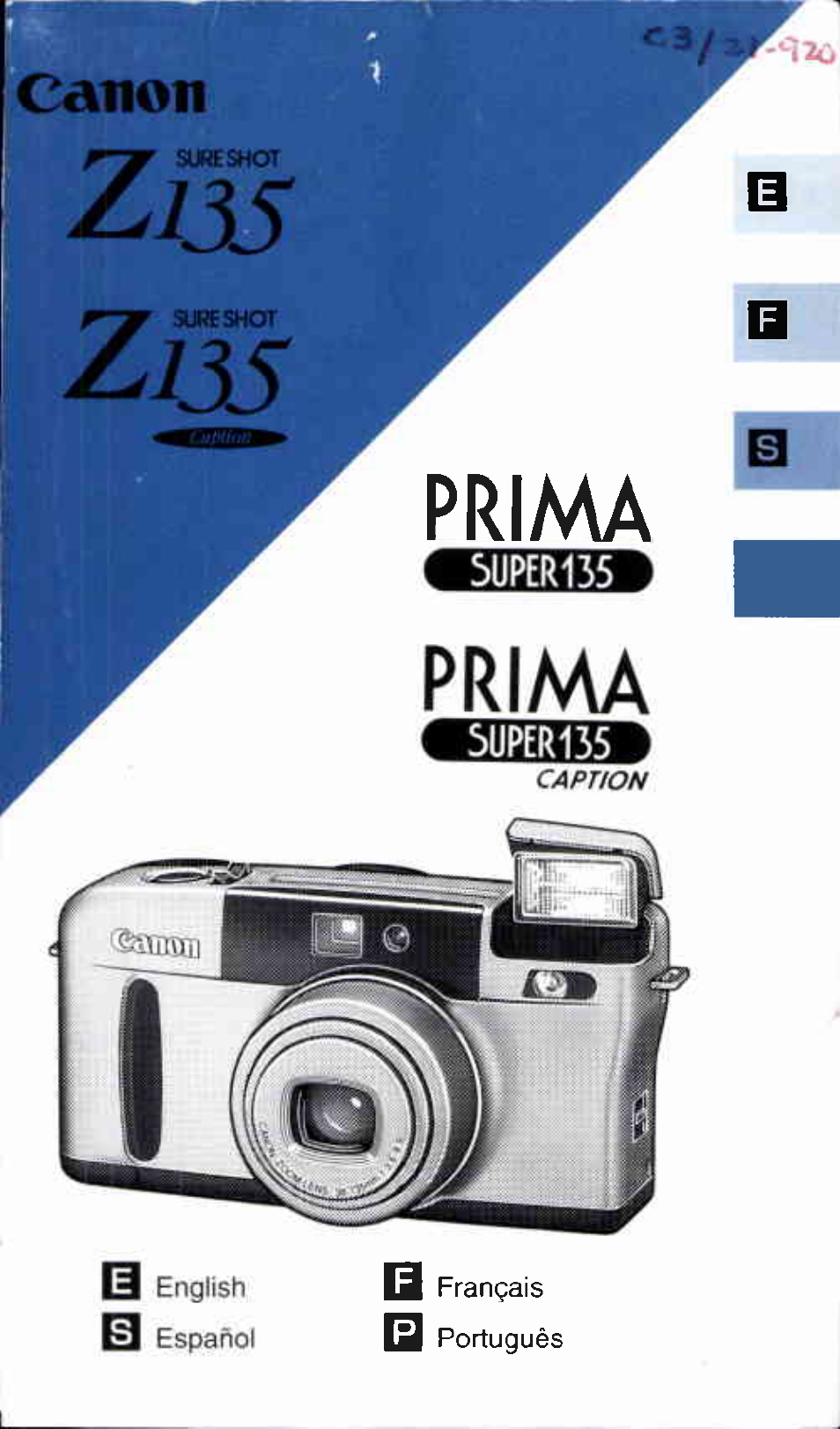 Canon Z135 User Manual | 43 pages