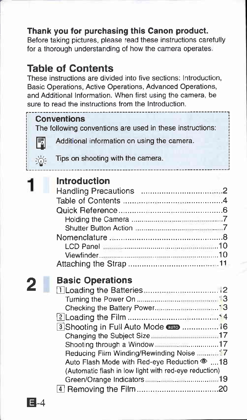 Canon Z135 User Manual | Page 4 / 43
