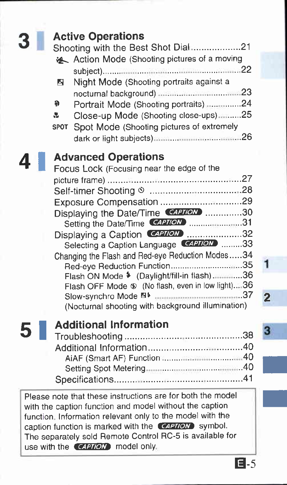 Canon Z135 User Manual | Page 5 / 43