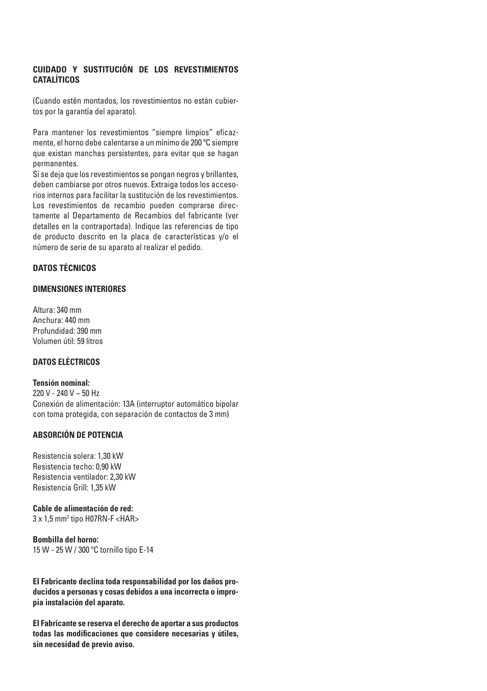 Cata ME 605 X User Manual | Page 12 / 94