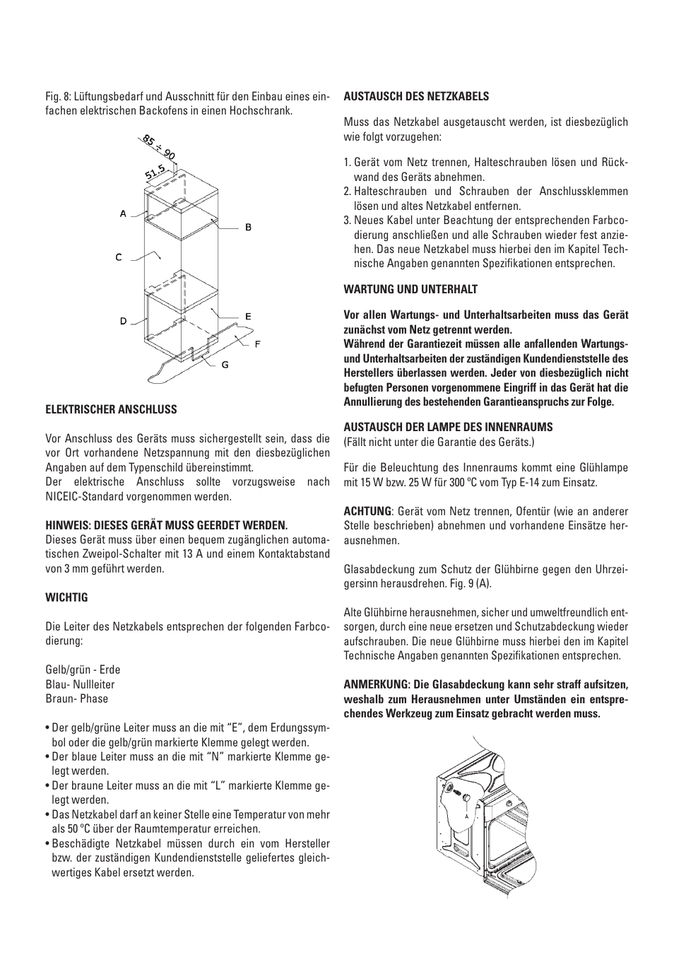 Cata ME 605 X User Manual | Page 21 / 94