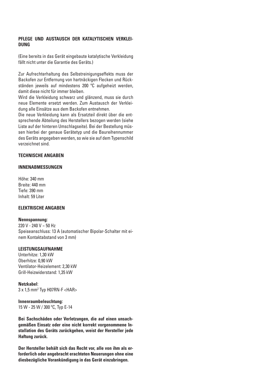 Cata ME 605 X User Manual | Page 22 / 94