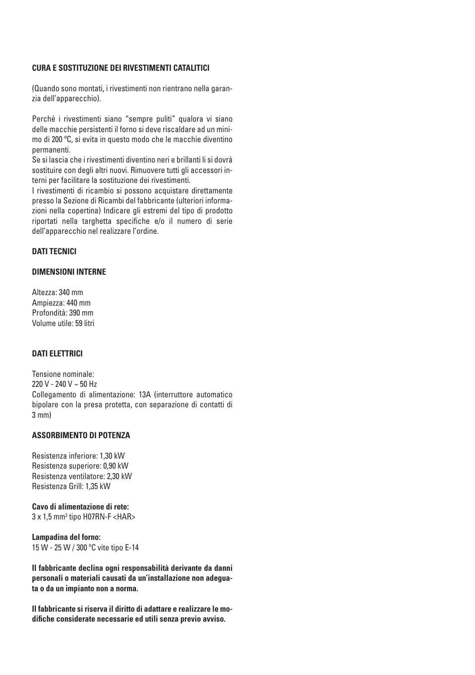 Cata ME 605 X User Manual | Page 52 / 94