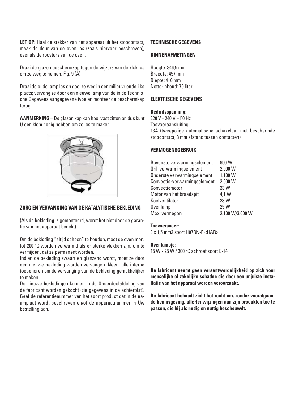 Cata CM 760 AS User Manual | Page 73 / 110