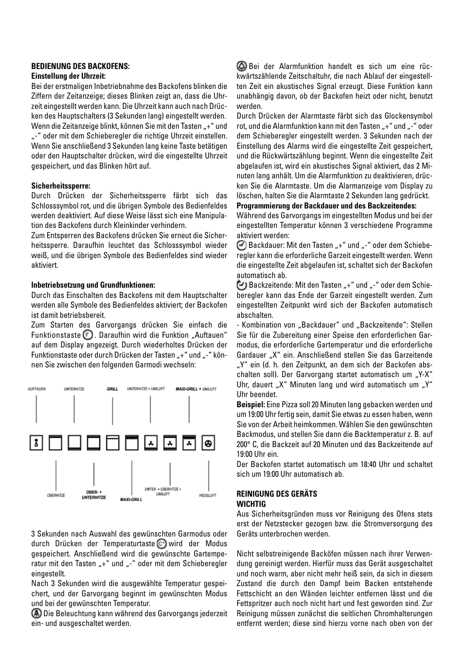 Cata HGR 110 AS WH User Manual | Page 16 / 72