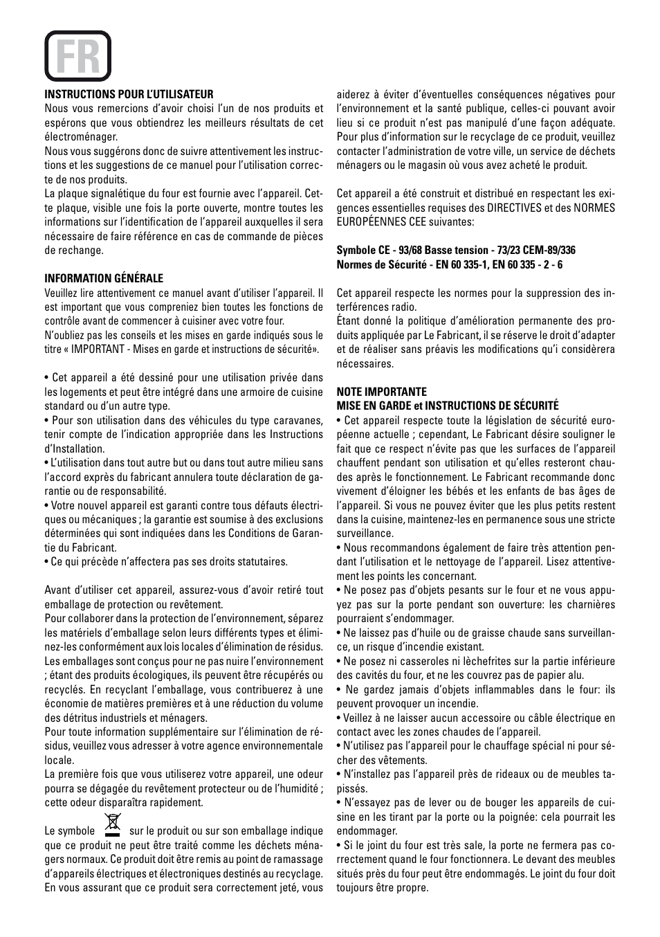 Cata HGR 110 AS WH User Manual | Page 22 / 72